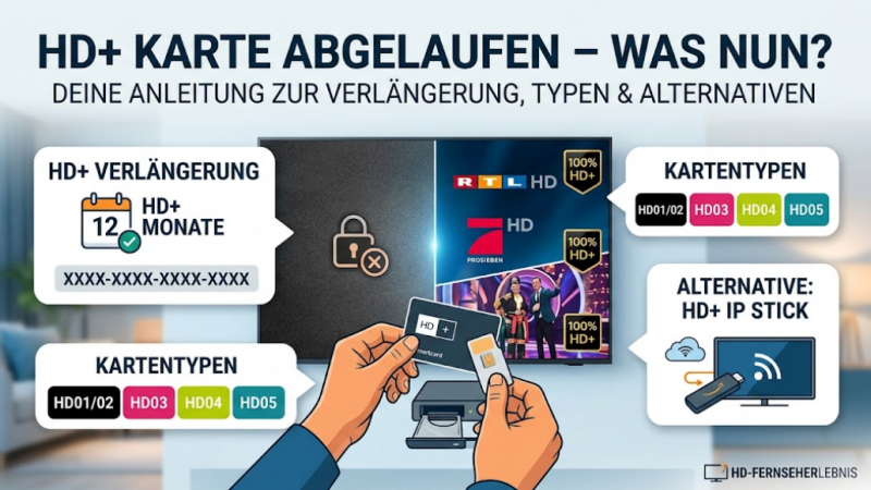 HD+ Karte abgelaufen – Was nun? Alle Optionen & Anleitung